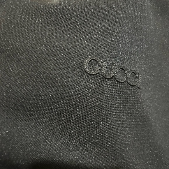 Men's Gucci embroidered logo technical jersey, zip jacket size XL made in Italy - Picture 8 of 14
